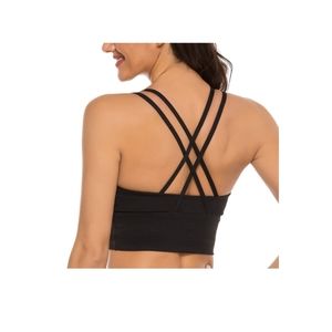 Black sports bra